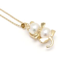 最終価格Tasaki プリティインパールズRosy ブタネックレス18k 激レア