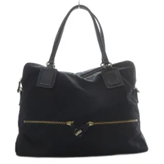 ラシット RUSSET トートバッグ ハンドバッグ モノグラム 総柄 ナイロン ブラック /YO5