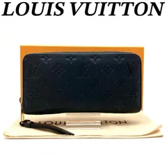 ルイヴィトン ジッピーウォレット ダークネイビー 長財布 80223