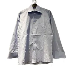 オリヒカ ORIHICA ワイシャツ ボタンダウン 長袖 S 青 ブルー ■FY