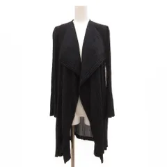 ギャバジンケーティー Gabardine K.T ガウンカーディガン プリーツ 9 黒 ブラック /JS ■GY60