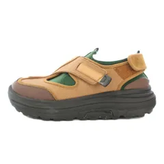 スイコック suicoke TRED ローカットスニーカー シューズ 厚底 ロゴ US8 26cm 茶 ブラウン /BBのサムネイル