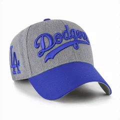 47 キャップ メンズ レディース ロサンゼルス・ドジャース 47brand 帽子 ブランド ロゴ刺繍 '47 DODGERS GRANITE SCRIPT MVP チャコール×ロイヤル 【TB】