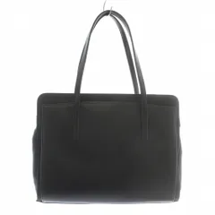 コムサイズム COMME CA ISM トートバッグ ビジネスバッグ レザー 黒 ブラック /XZ ■GY13