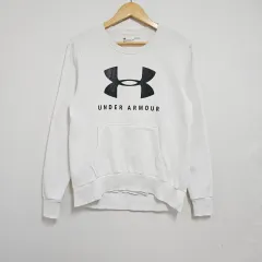 レディース L アンダーアーマー 白 ポケット 起毛 スウェット