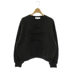 ロペピクニック ROPE Picnic 24AW ブラッシュ刺繍スウェット トレーナー プルオーバー 38 チャコール /DF ■OSのサムネイル
