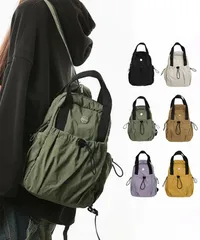ミニリュック2wayナイロンバッグ小さめ