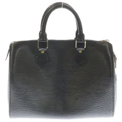 LOUIS VUITTON (ルイヴィトン) エピ スピーディ25 ハンドバッグ ミニボストンバッグ ブラック ノワール レザー M59032 ゴールド金具