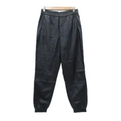 ザラ ZARA ジョガーパンツ フェイクレザーパンツ S 黒 ブラック ロング丈 /YS36 ■GY58