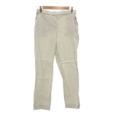 セオリー Theory パンツ スラックス 2 ライトグレー 麻 リネン イージー テーパード /NU ■GY59