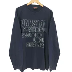 バンズ VANS 90S 袖プリントクルーネックカットソー メンズ JPN：L 