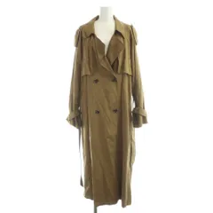 アングリッド UNGRID トレンチコート S 茶 ブラウン ロング丈 長袖 ダブルブレスト /AP