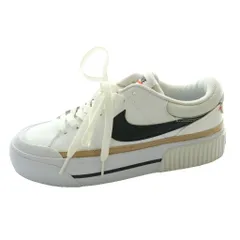 ナイキ NIKE コート レガシー リフト COURT LEGACY LIFT スニーカー US6.5 23.5cm 白 ホワイト 黒 ブラック /SS ■OS