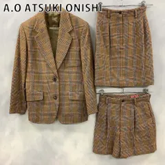 A.O ATSUKI ONISHI アツキオオニシ セットアップ 3点セット