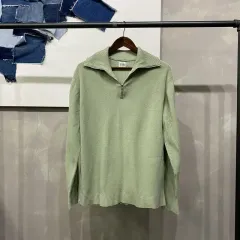 (105) ザラ ZARA カジュアル ハーフジップ ニット