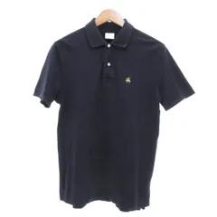 ブルックスブラザーズ BROOKS BROTHERS ORIGINAL FIT ポロシャツ 半袖 ロゴ刺繍 XS ネイビー /UO