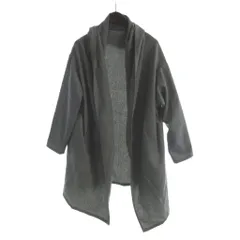 ミズイロインド mizuiro ind ジャケット 上着 ウール グレー フード付き 無地 /AB ■OS