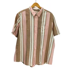 リーバイス Levis STANDARD マルチカラー ストライプ S/S シャツ メンズ import：XL 