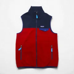 Patagonia ライトウェイト シンチラ SYNCHILLA フリース ベスト S ネイビー バイカラー 25500