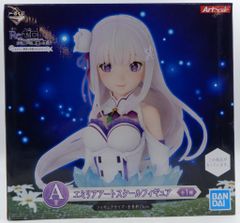 BANDAI SPIRITS 이치 반 쿠지 Re : 처음부터 시작하는 이세계 생활 - 당신에게 정령의 축복이 있기를 바랍니다 - A 상 에밀리아 아트 스케일 피규어