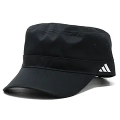 adidas (アディダス) ワークキャップ パフォーマンスロゴ ドゴールキャップ キャップ 黒 ブラック 【MB】