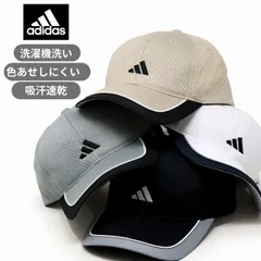 adidas (アディダス) メッシュ キャップ 帽子 メンズ ブランド 野球帽 春夏 スポーツ 男女兼用 涼しい 紫外線対策 6方キャップ 【MB】