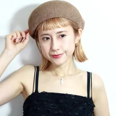 ニットベレー帽 レディース ベレー帽 春夏用 ぼこぼこベレー サーモニット 涼しい帽子 かわいい メール便 通販 女性 ベージュ 【MB】