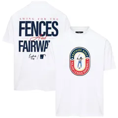 アンブランデッド メンズ トップス Tシャツ Unbranded Mens Eastside Golf White Atlanta Braves 2025 MLB AllStar Game Fences Fairways TShirt Brv White ホワ