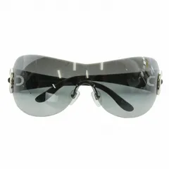 ブルガリ BVLGARI 眼鏡 サングラス セルフレーム グラデーション リムレス ラインストーン ロゴ 黒 ブラック 6007-B /XZ ■OH ■GY19