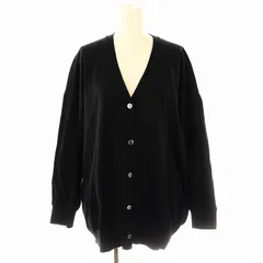 ジャーナルスタンダード JOURNAL STANDARD 23AW ハイツイストコットンビッグバルーンカーディガン 長袖 ブラック /HK ■OS