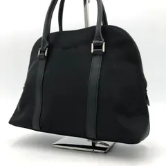 アニエスベー agnes b ボヤージュ ハンドバッグ ドーム ナイロン 黒