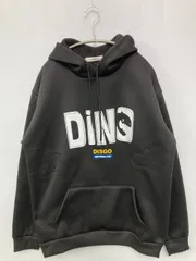 NOWLE ナウレ パーカー L ブラック 長袖 プルオーバー 前面プリント 裏起毛