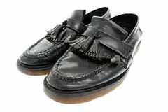 ドクターマーチン DR.MARTENS 英国製 ADRIAN エイドリアン タッセル レザー ローファー 黒 ブラック ブランド古着ベクトル 中古●▲250503