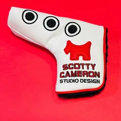 スコッティキャメロン　新作パターカバー　ホワイト❌レッド　検索スコッチキャメロンパターカバー