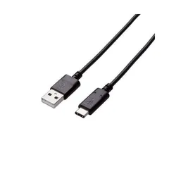 〔5個セット〕エレコム スマートフォン用USBケーブル/USB(A-C)/認証品/1.5m/ブラック MPA-AC15NBKX5