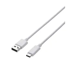 〔5個セット〕エレコム スマートフォン用USBケーブル/USB(A-C)/認証品/1.0m/ホワイト MPA-AC10NWHX5