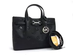 MICHAEL KORS マイケルコース ハンドバッグ CARSON センタージップ サッチェル スモール 35S5G2ZS5T1 ブラック レザー レディース 2WAY シルバー金具 新品未使用展示品