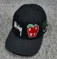 STUSSY WORLD TOUR アイコン 캡 パッチ 帽子