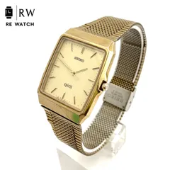 【ジャンク】SEIKO spirit 5E31-5A60 クォーツ腕時計 メッシ