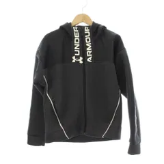 アンダーアーマー UNDER ARMOUR ジャケット 上着 M 黒 ドット柄 長袖 フード付き /JP