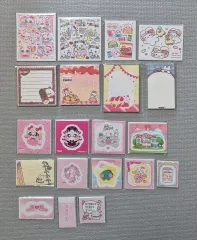 韓国雑貨 文房具 在庫処分 / ピンク主とする IN スティッカー シール メモ用紙
