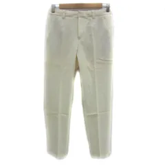 ユナイテッドアローズ UNITED ARROWS スラックスパンツ ロング丈 無地 38 M アイボリー /YS4