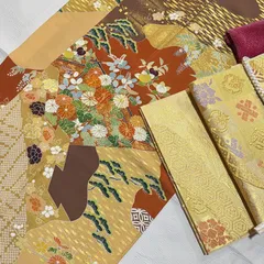 千總　高島屋　川島織物　誰が袖好み　振袖　フルセット　正絹刺繍