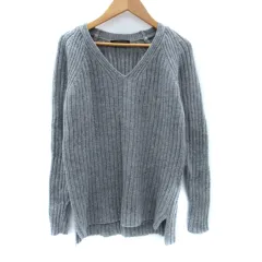 バンヤードストーム BARNYARDSTORM ニット セーター 長袖 Vネック リブ 0 グレー /SM20