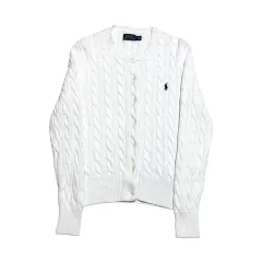 S ポロラルフローレン レディース ケーブルニット カーディガン
