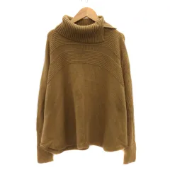 アンタイトル UNTITLED ニット セーター 長袖 タートルネック 2 ブラウン /YK16