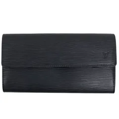 ルイ・ヴィトン Louis Vuitton ポルトフォイユ サラ M63742 長財布 エピ ノワール(ブラック) レディース 【中古】