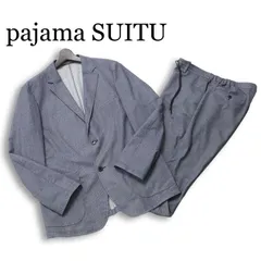 Pajama SUITS パジャマスーツ 春夏★ セットアップ スーツ ジャケット スラックス パンツ Sz.LL メンズ 大きいサイズ