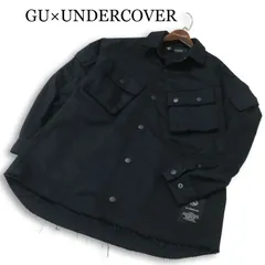 GU × UNDERCOVER ジーユー × アンダーカバー 通年 カットオフ★ オーバーサイズ ミリタリー ジャケット Sz.S メンズ 黒
