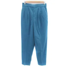グローバルワーク GLOBAL WORK テーパードパンツ アンクル丈 イージー L 青 ブルー /HO8